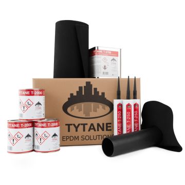 EPDM dakpakket XL met EPDM van 1,3mm dik