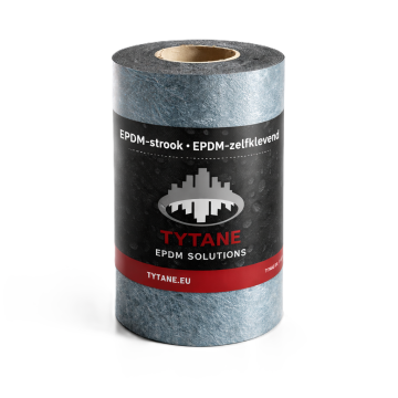 Zelfklevende EPDM strook 1,30mm | 10cm breed, lengte 20 meter
