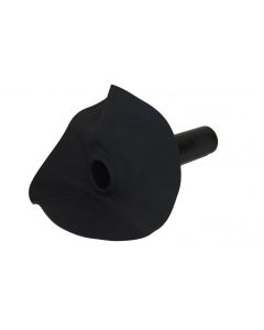 EPDM hemelwaterafvoer 75mm HWA 90 graden uitloop