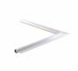 Daktrim binnenhoek met kraal 26mm breed - 500 x 500mm lang